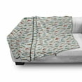 thumbnail image 3 of Fish Soft Flannel Fleece Throw Blanket, Colorful Ocean Fish Cartoon Pufferfish Blowfish Exotic Japanese Cuisine Theme, Cozy Plush for Indoor and Outdoor Use, 60" x 80", Multicolor, by Ambesonne, 3 of 6