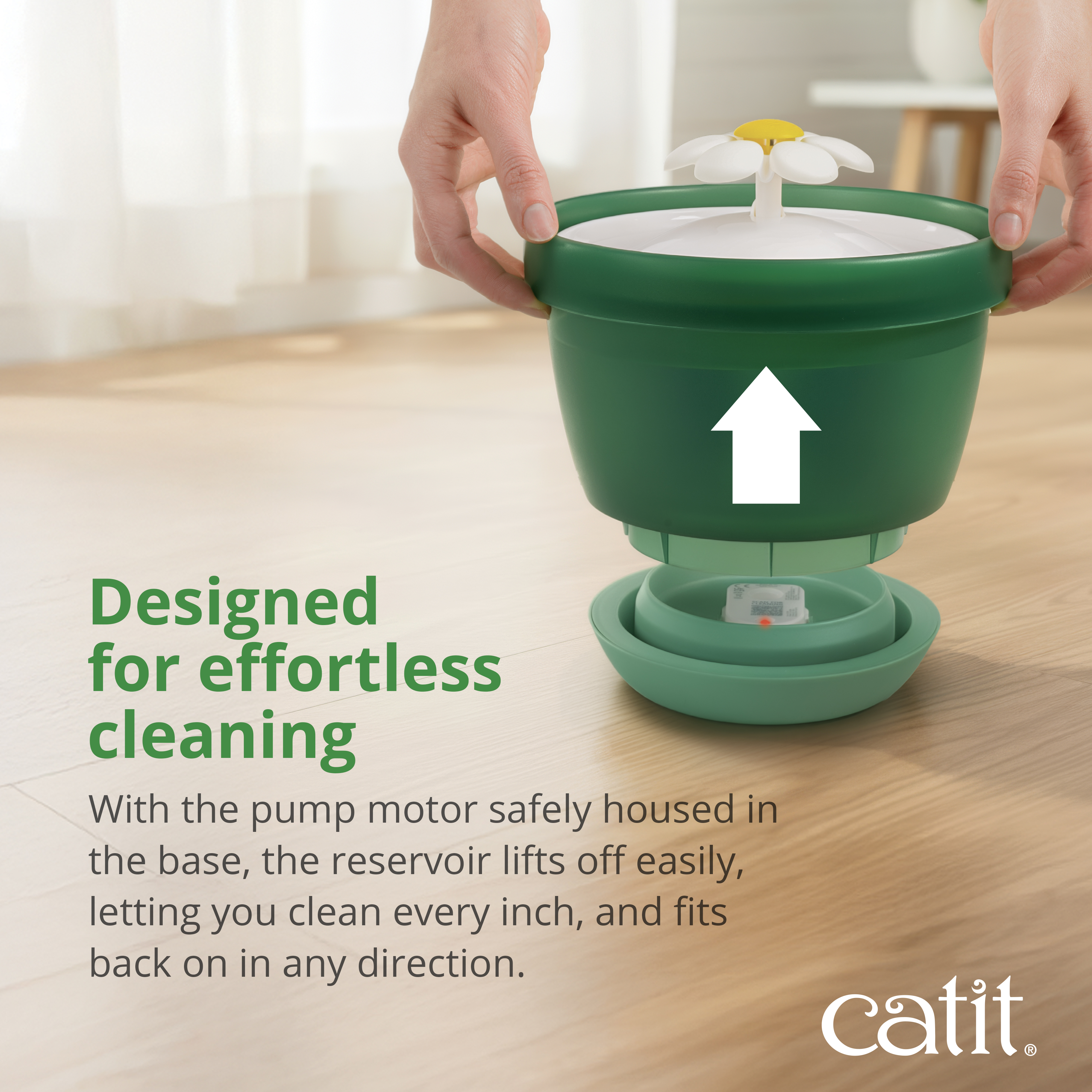 Catit Flower Fountain 2L Cat Water Fountain photo 3