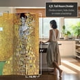 thumbnail image 4 of Oriental Furniture 6 ft. Tall Room Divider - Block Bauer - 3 Panel, 4 of 6