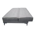 thumbnail image 3 of Sofa Cama Zeus Plata 3 posiciones Lino nacinoal EL BAZAR STORE Moderno Abotonado, 3 of 4