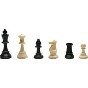 WE Games Tournament Chess Set with 20 inch Roll-Up Vinyl Chess Board with Carry Bag