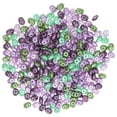 thumbnail image 2 of SuperDuo, Czech Glass 2-Hole Seed Beads 5.5x3.5mm, Spring Violets Mix, 22 Grams,, 2 of 2