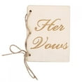 thumbnail image 3 of Wedding Guest Book, Wedding Vow Book Keepsakes,2pcs Wedding Ceremony Party Vow Booklets Oath Book Props Decoration Accessory, 3 of 8
