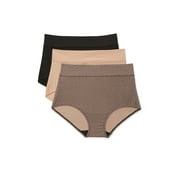 Warners Blissful Benefits Dig-Free Microfiber Brief 3-Pack RS9043W