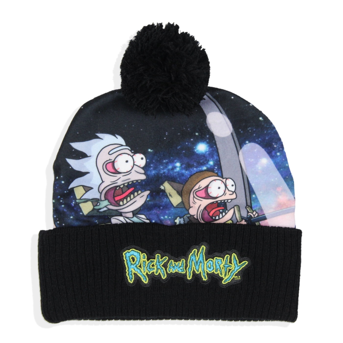 Rick And Morty Rick & Morty Glow In The Dark Adult Beanie - Hats
