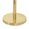 thumbnail image 5 of DecMode 20" x 19" Gold Metal Pedestal Geometric Accent Table with White Marble Tabletop, 1-Piece, 5 of 9