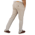 thumbnail image 3 of Pantalón de gabardina stretch John Silver  Corte recto color arena, 3 of 5