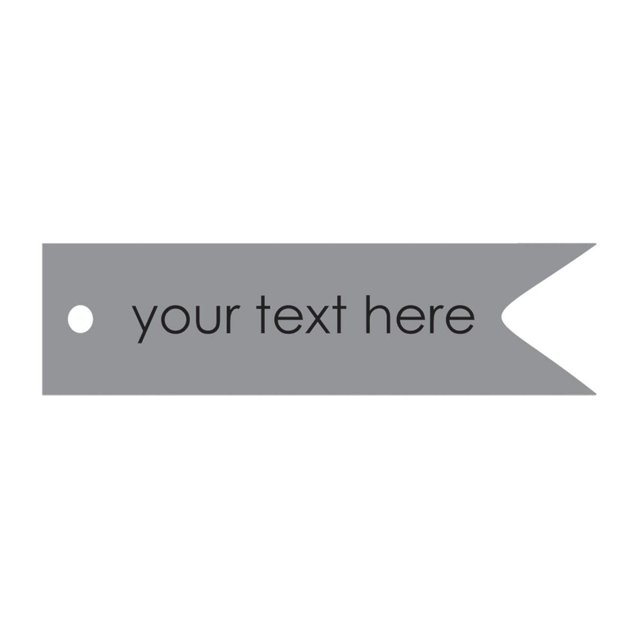 100 PCS Custom Made Your Text Here Hang Tags Personalized Wedding Favor Gift Paper Tags