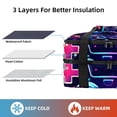 thumbnail image 2 of Game Controller Double Layered Insulated Refrigerated Lunch Bag with Two Compartments - Large Capacity Hand-Carry Meal Bag, 7.1x11.4x16.1 inches, 2 of 6