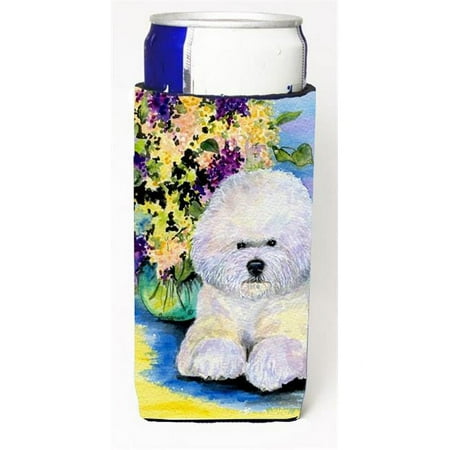 

Bichon Frise Michelob Ultra bottle sleeves For Slim Cans - 12 oz.