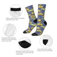 thumbnail image 3 of Bingfone Compression Socks for Women and Men Long Socks for Running Athletic Cycling Nurse- Cartoon Submarines, 3 of 6