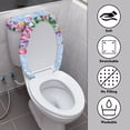 thumbnail image 3 of HELLHERO Tulips Fits All Toilet Shapes Easy to Clean 2-Piece with Universal Toilet Seat Cover Reusable, 3 of 8