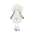 thumbnail image 4 of Wosthever Árbol de Navidad Colgante Colgante Decorativo Muñeca Terciopelo Festival Adorno Juguete para el hogar Oficina, Blanco Type2 NO2, 4 of 6