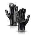 thumbnail image 4 of Guardurnaity 2 piezas de guantes de PU para hombre, calentador de manos con pantalla táctil deportiva antideslizante de invierno con cremallera, Type2 NO2, 4 of 6