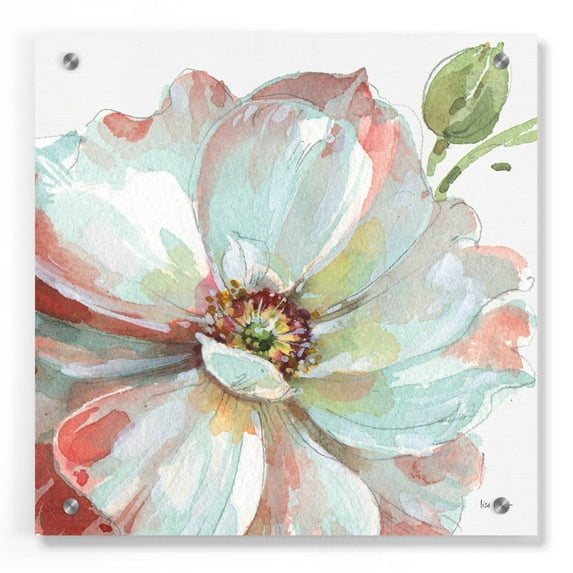 Epic Art 'Spring Meadow VI' by Lisa Audit, Acrylic Glass Wall Art, 36"x36"