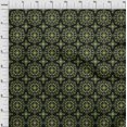 thumbnail image 4 of oneOone Polyester Spandex Black Fabric Asian Ornament Floral Tile Craft Projects Decor Fabric Printed By The Yard 56 Inch Wide, 4 of 4