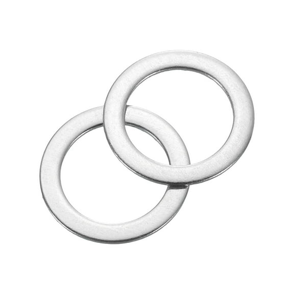 80Pcs 304 Stainless Steel Flat Washers, M8x12x0.5mm Ultra Thin Flat Spacers