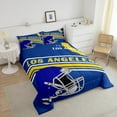 thumbnail image 4 of Erosebridal Sport Footabll Comforter Sets Queen Size,Ball Game Bedding Queen Comforter Set,Teenager Bedroom Decor(Los Angeles),Reversible,Super Cozy,3-Piece, 4 of 8