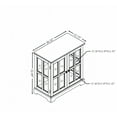 thumbnail image 4 of Vintage Multi-color LED Curio Display Cabinet in Antique Style with Adjustable Glass Shelves, Bookcase for Home Decor and Organization, 4 of 18
