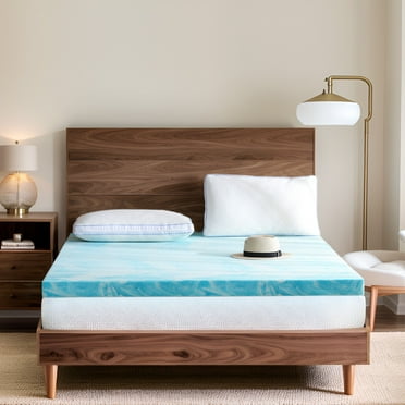 SynthoSpace 2" Cooling Gel Memory Foam Mattress Topper, Full