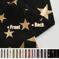 thumbnail image 4 of Exultantex Black out Kids Curtains for Bedroom Twinkle Foil Printed Curtain Drapes for Baby Room Darkening Curtains Grommet Top 2 pcs(Black,50x84in), 4 of 6