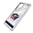 thumbnail image 2 of Columbus Blue Jackets Galaxy Stripe Clear Ice Case, 2 of 6