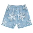 thumbnail image 7 of FORMRS Boys Swim Trunks Quick Dry Mesh Liner Boardshorts Sizes XS-XL, Blue Snowflake, 7 of 7