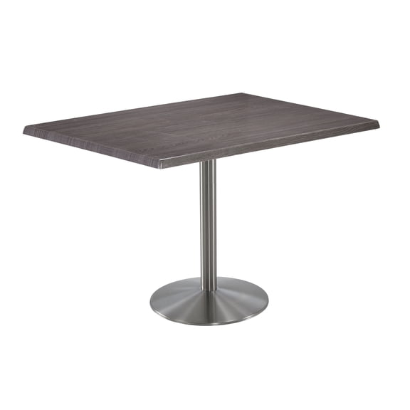 36" Tall OD214 Indoor/Outdoor All-Season Table with 30" x 30" Square Rustic Top