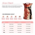 thumbnail image 3 of Fotbe Silhouette Trumpet Red Art Vestido de Dormir para Niñas de 3 a 10 Años, Mangas Cortas, Estilo Princesa, Pijama Camisón con Mangas Voladas-XX-Large, 3 of 6
