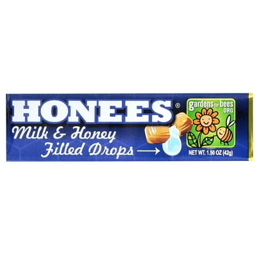 Honees Milk & Honey Filled Drops, 1.5 oz (42 g)