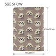 thumbnail image 3 of Pofeuu Raccoon Print Travel Document Organizer Passport Holder Men Women for Family (6.5 in x 4.5 in),Wallet Holder Credit Card Clutch Bag Case, 3 of 5