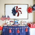 thumbnail image 6 of ASKETAM 4th of July Patriotic Wreath Front Door Window Wall Burlap Bow Decor (A), 6 of 7