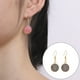 thumbnail image 2 of Minnieouse 1 par de pendientes colgantes chapados en Drusy, colgantes redondos, accesorios de joyería multicolor, regalos femeninos, decoraciones para Ropa, zapatos y accesorios Miscelánea Gris Minnieouse  AP009627-03B, 2 of 6