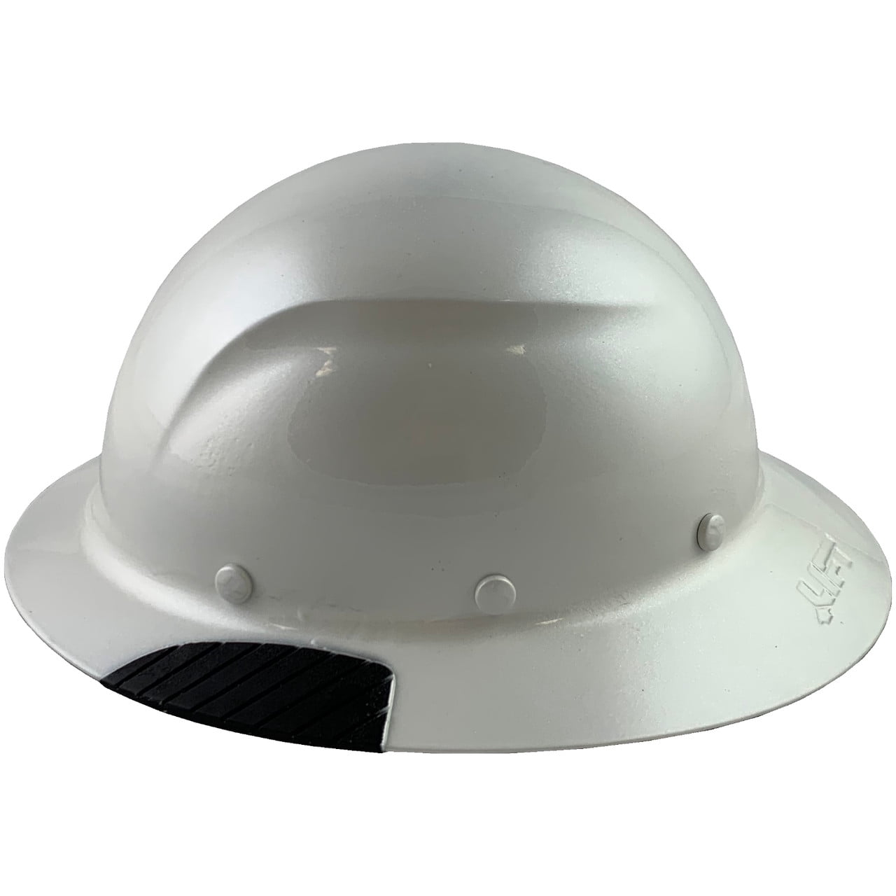 DAX Fiberglass Composite Hard Hat - Full Brim Pearl White