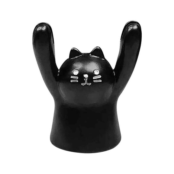 LanSuare Wooden Animal Ornaments, Cute Car Dashboard Decor, Desktop Ornament, Suitable for Women, Men, Auto Interior Deco