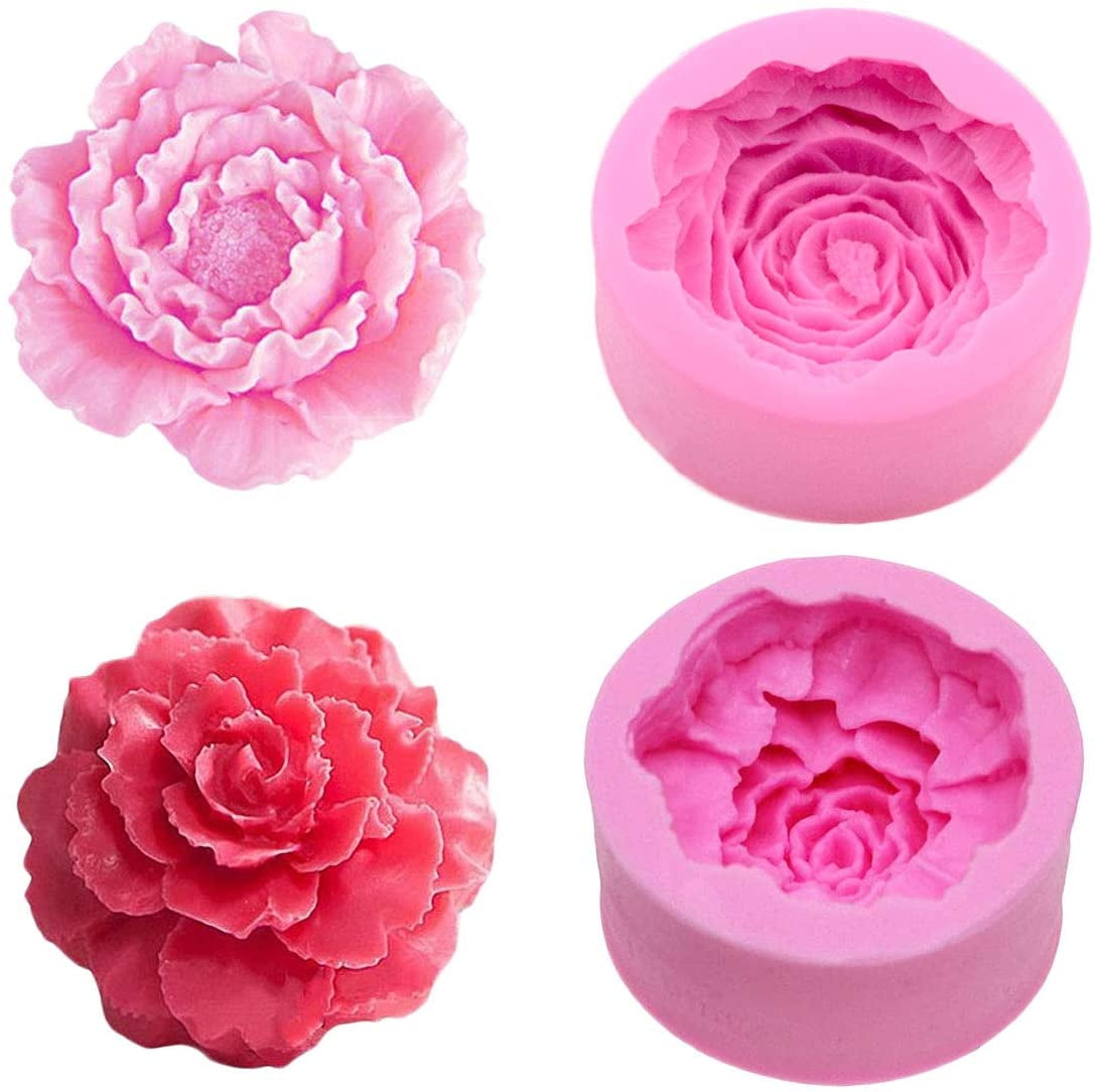 Silicone Mold for Resin Resin Molds Shiny carnation Flower Silicone Resin Mold Silicone Mold UV Resin