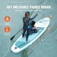 thumbnail image 2 of KFFKFF 10 ft Sup SurfBoard Inflatable Stand Up Paddle Board with Paddle Accessory, 2 of 9