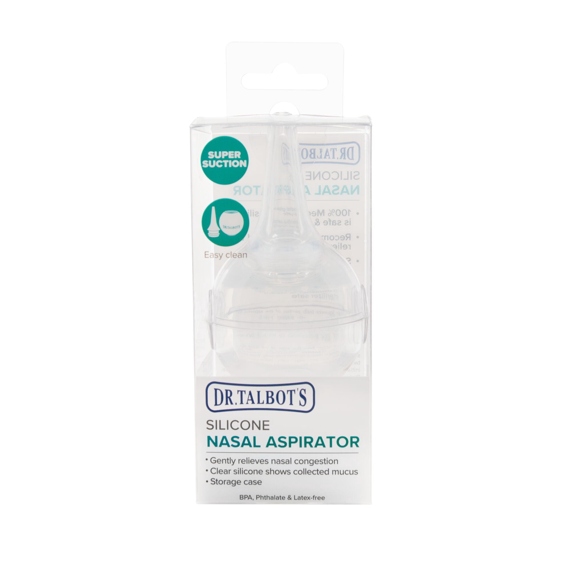 Dr. Talbot's Large Silicone Nasal Aspirator with Cover