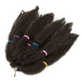 thumbnail image 2 of Benehair Kinky Curly Crochet Hair 11 inch Short Marlybob Jerry Curl Natural Black Afro Kinky Twist Hair Soft Synthetic Crochet Braiding Hair Extentions for Black Women, 2 of 7
