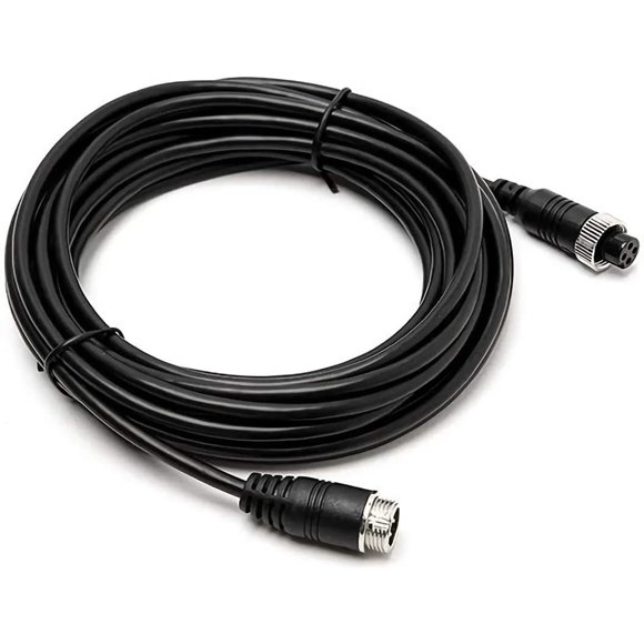 Y79 Aviation Bus Video Cord Cable 43 Ft,Built-in 4-Pin Cord Connecting a Single Power Car Vehicle Backup Camera/Rear View Monitor System Kit Compatible Y14 System