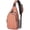 Light Orange, variant on Sling Bag RFID Blocking Sling Backpack Crossbody Chest Bag Daypack for Hiking Travel