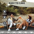 thumbnail image 6 of SIXHOME Outdoor Rugs 9x12 Waterproof Reversible Black White Plastic Patio Mat, Non-Slip Durable Moroccan Geometric Design for Camping, RV, Balcony, Porch, Picnic, 6 of 7