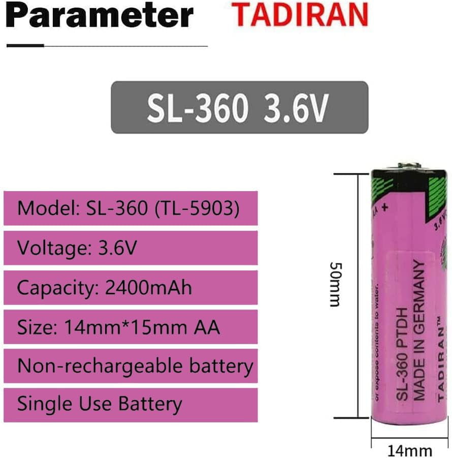 10X TL-5903 3.6V AA battery 6ES7971-0BA00 Back-up Battery For Siemens s7-400