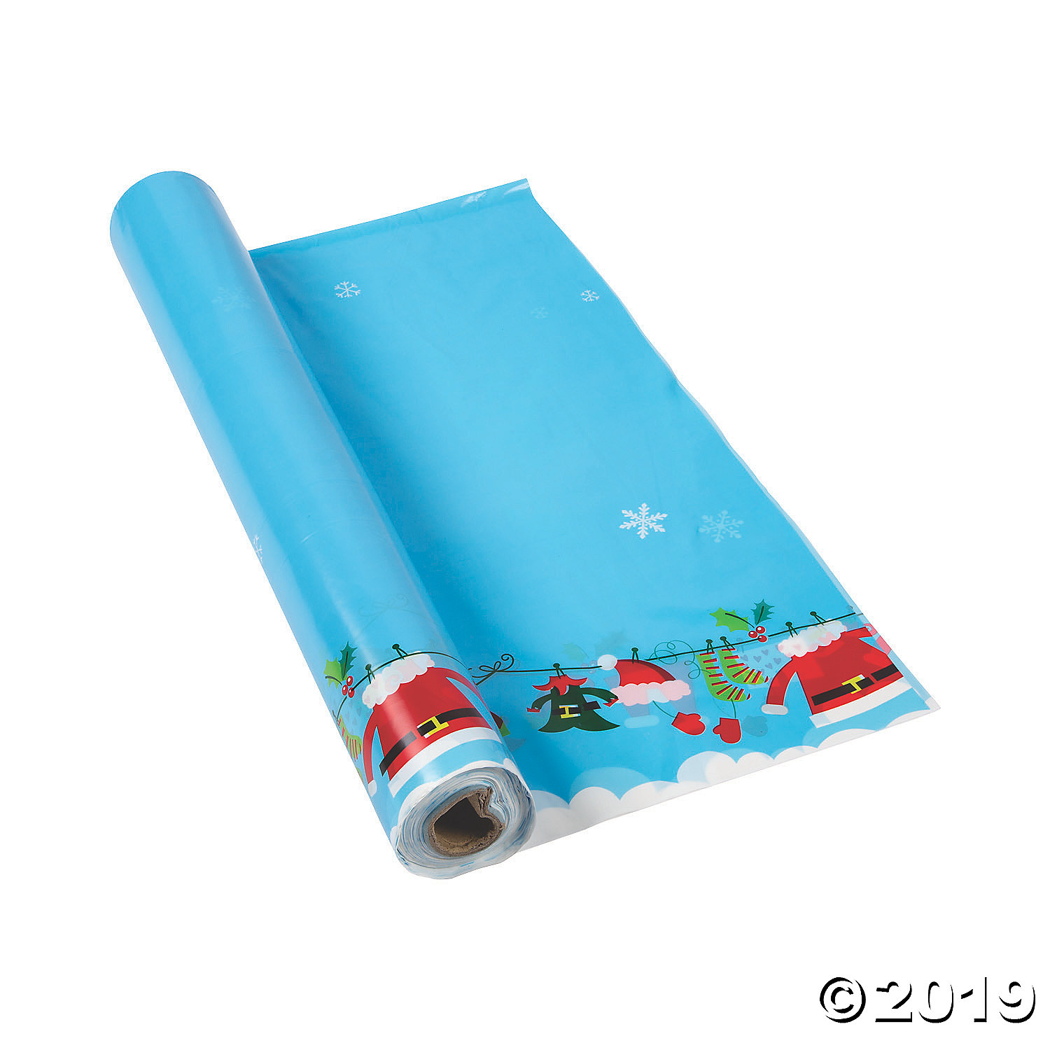 Whimsical Christmas Tablecloth Roll