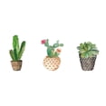 thumbnail image 1 of 3 piezas pintura de cactus, 1 of 3