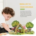 thumbnail image 2 of 3D Paper Assembly House Model Children DIY Paper 5 3 Building Architecture Model Kids Early Educational Toy Type 1, 2 of 9