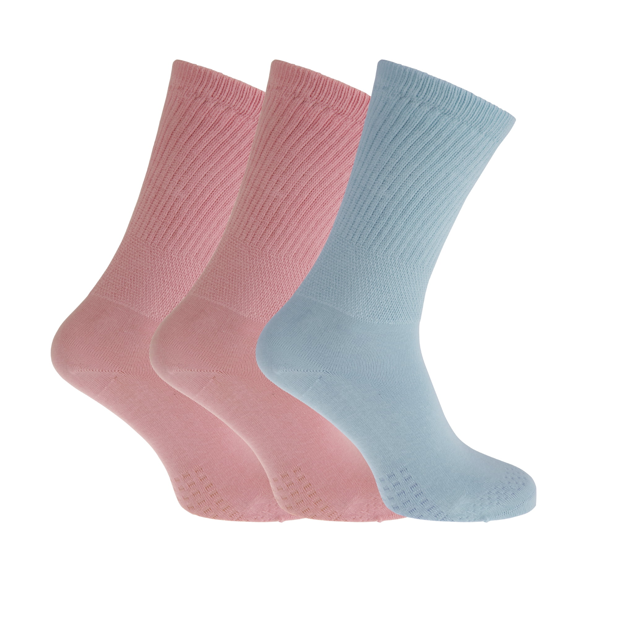Men/'s Diabetic Cotton /"EXTRA WIDE/" Non-Elasticated Big-Foot Socks with Hand Link