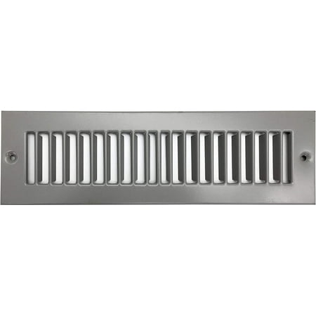 

14 X 6 Toe Space Grille - HVAC Vent Cover - Gray
