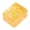 Yellow, variant on Glitter Cube Squishy Ball, Transparent Cube Squeeze Stress Relief Ball, 2.36" Elastic Squish Clear Gel Block for Daily Stress Relief