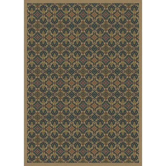 Milliken Design Center Area Rug TURKOMAN SAGE Turkoman Sage 7' 8" x 10' 9" Rectangle